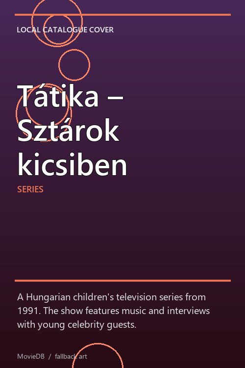 Tátika – Sztárok kicsiben poster