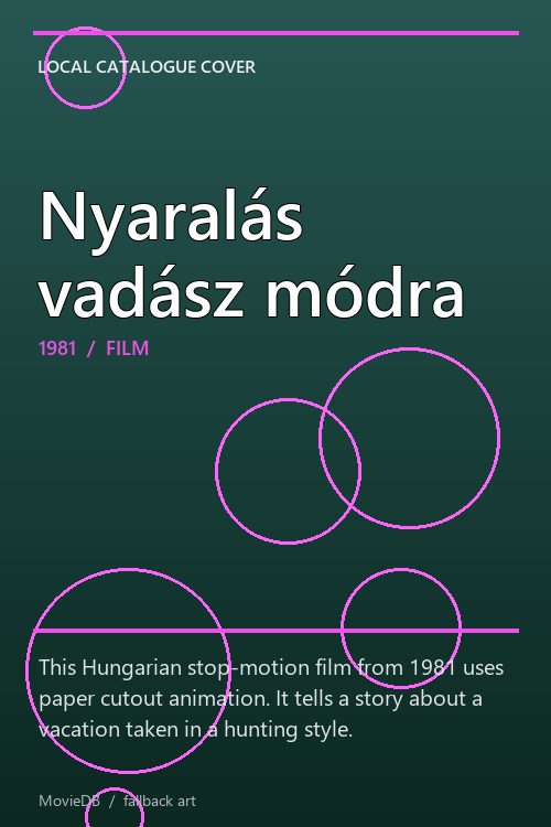 Nyaralás vadász módra poster