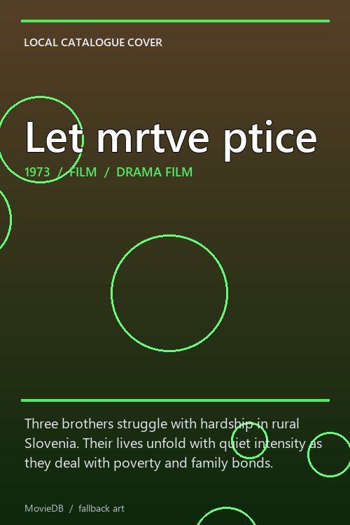 Let mrtve ptice poster