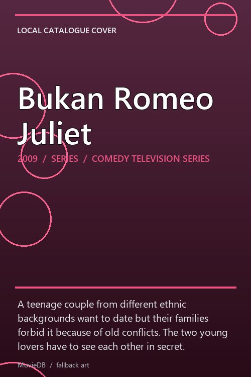 Bukan Romeo Juliet poster