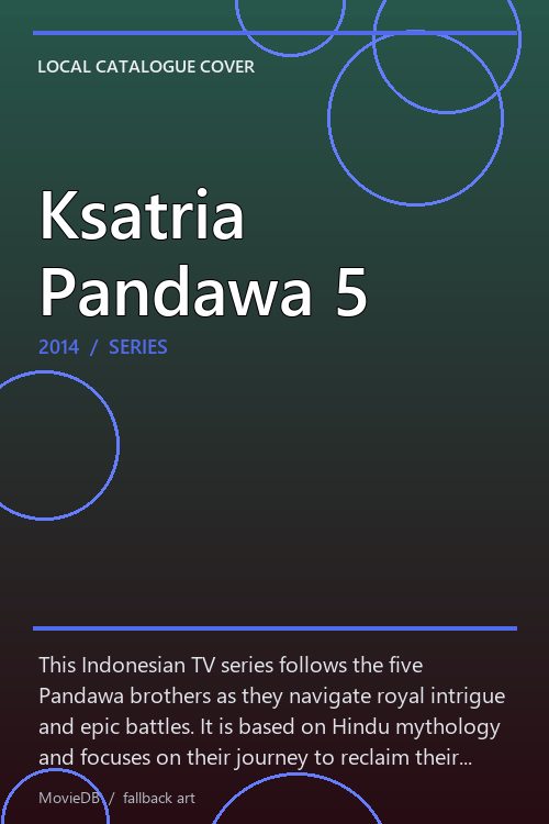 Ksatria Pandawa 5 poster