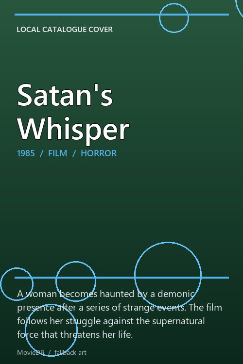 Satan's Whisper poster