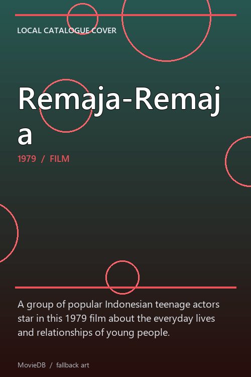 Remaja-Remaja poster