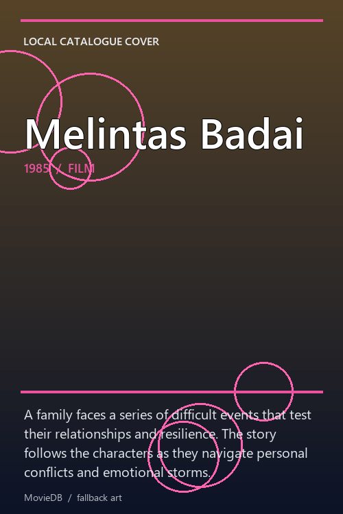Melintas Badai poster