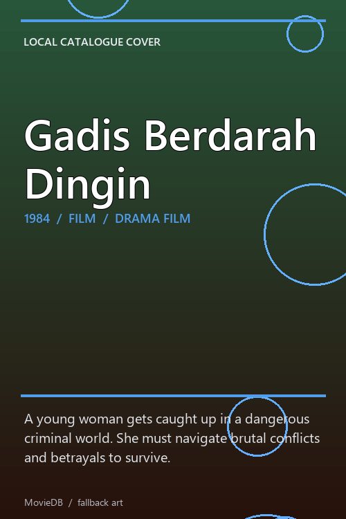 Gadis Berdarah Dingin poster