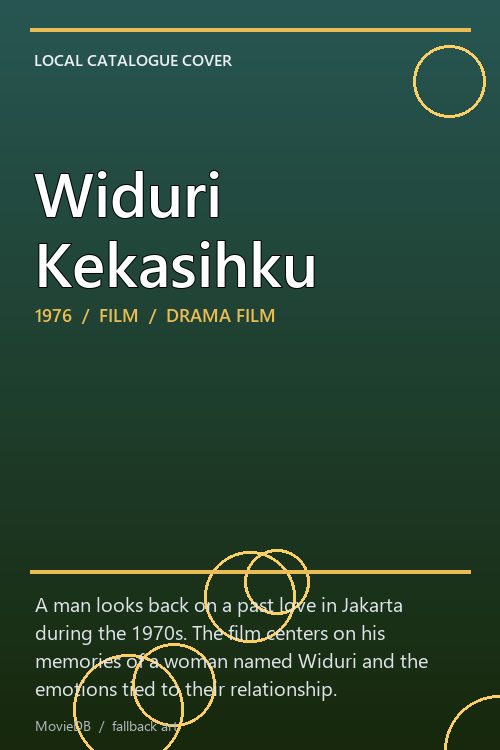Widuri Kekasihku poster