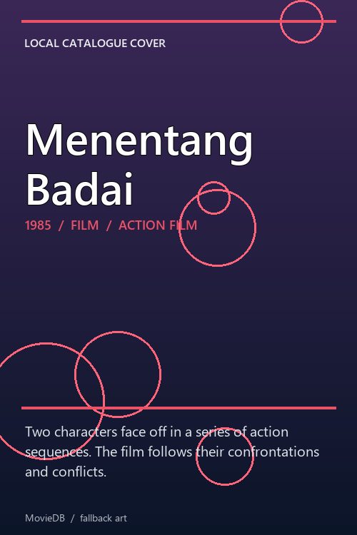 Menentang Badai poster