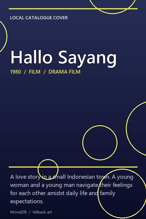 Hallo Sayang poster