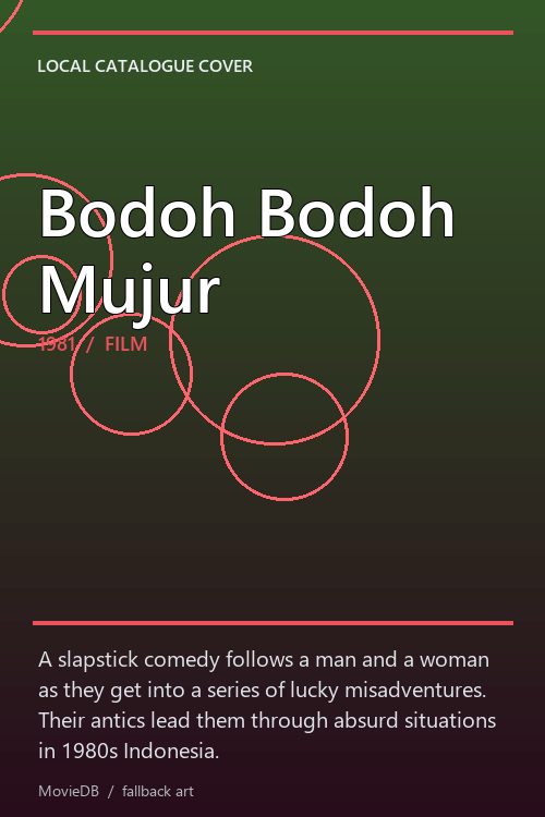 Bodoh Bodoh Mujur poster