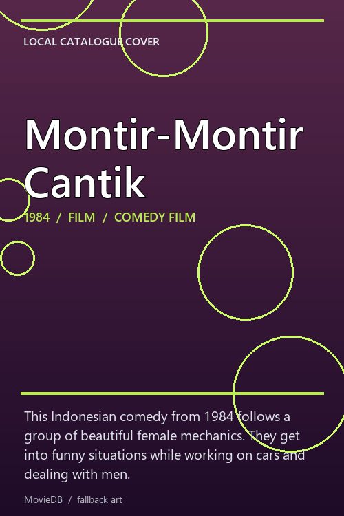 Montir-Montir Cantik poster