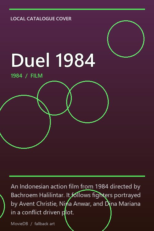 Duel 1984 poster