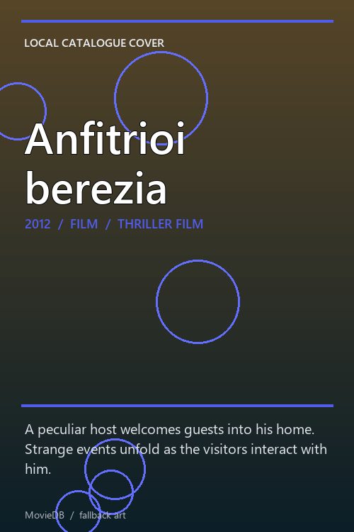 Anfitrioi berezia poster