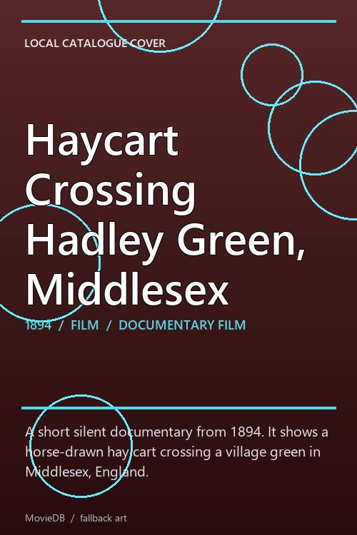 Haycart Crossing Hadley Green, Middlesex poster