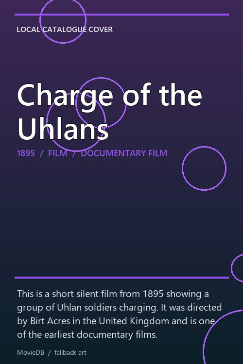 Charge of the Uhlans poster