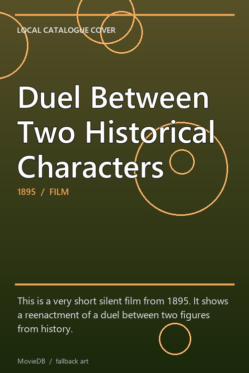 Duel Between Two Historical Characters poster
