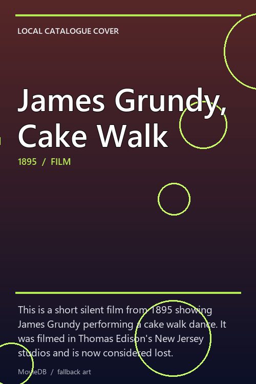 James Grundy, Cake Walk poster