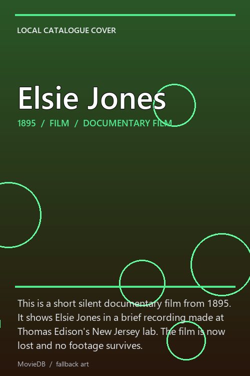 Elsie Jones poster