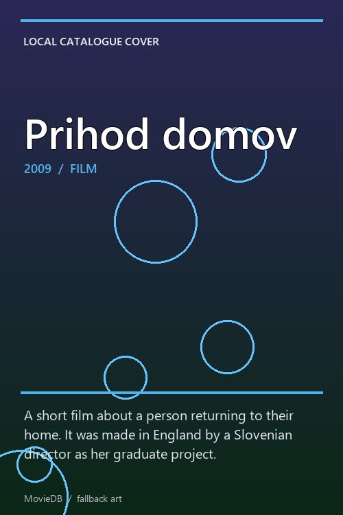 Prihod domov poster