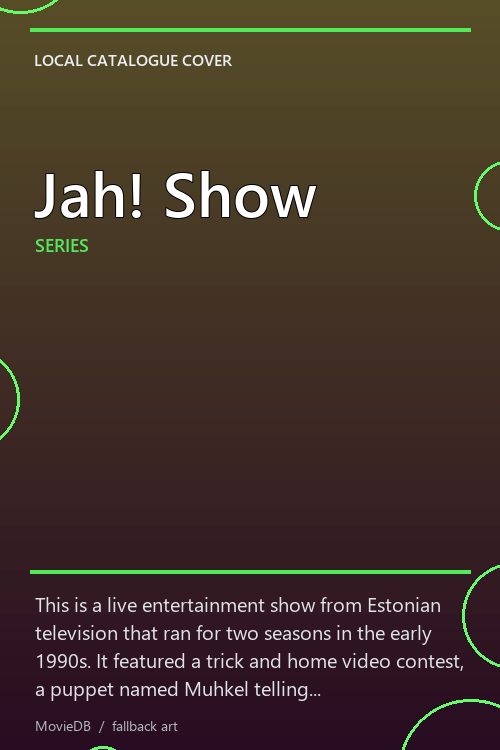 Jah! Show poster