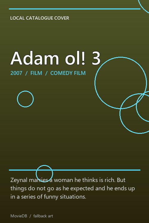 Adam ol! 3 poster