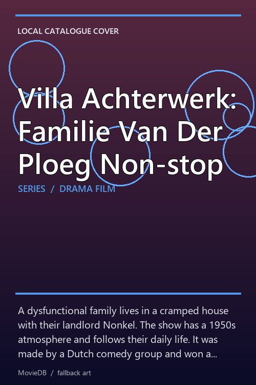 Villa Achterwerk: Familie Van Der Ploeg Non-stop poster