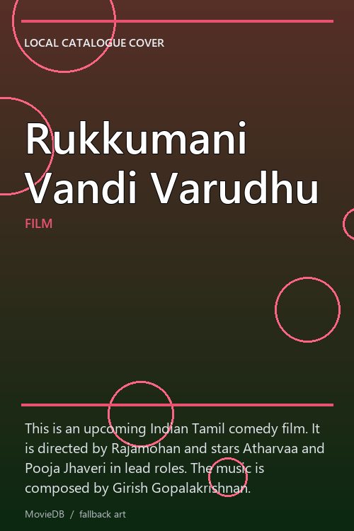 Rukkumani Vandi Varudhu poster