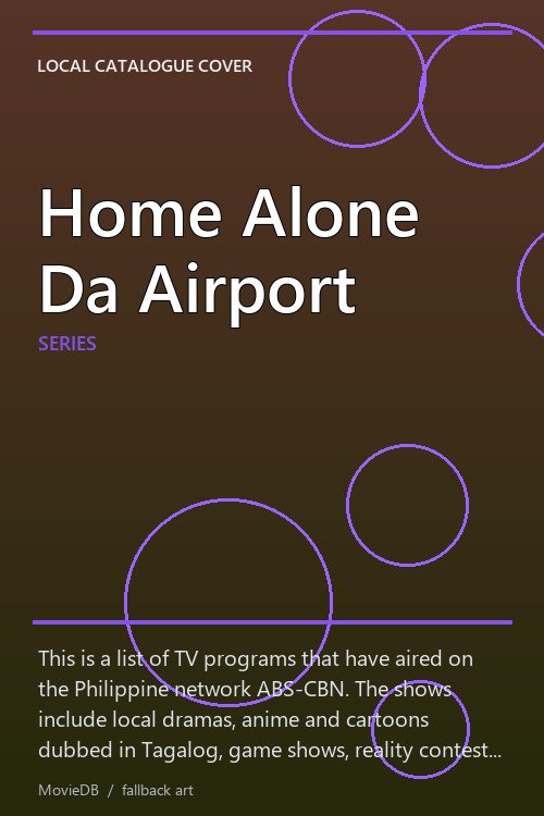 Home Alone Da Airport poster