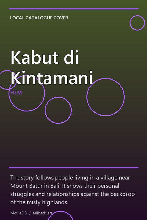 Kabut di Kintamani poster