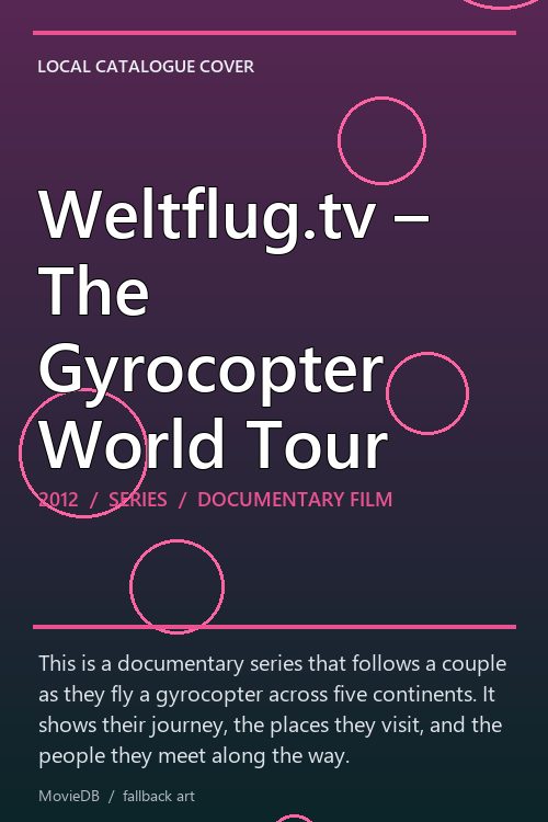 Weltflug.tv – The Gyrocopter World Tour poster