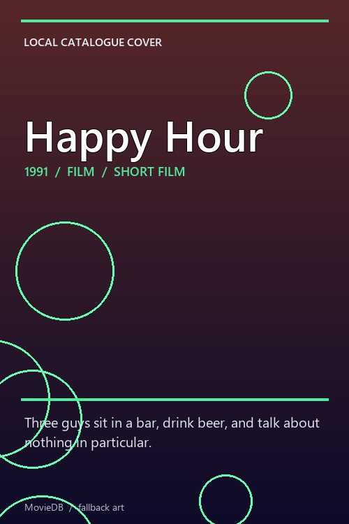 Happy Hour poster