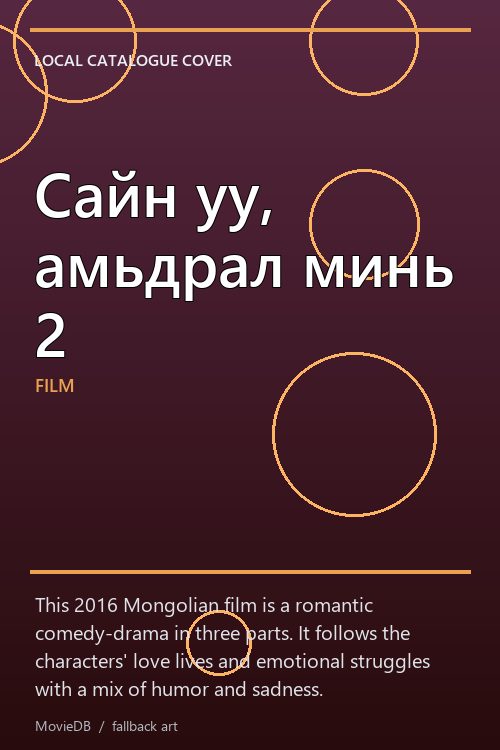 Сайн уу, амьдрал минь 2 poster