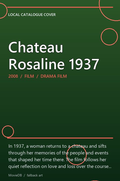 Chateau Rosaline 1937 poster