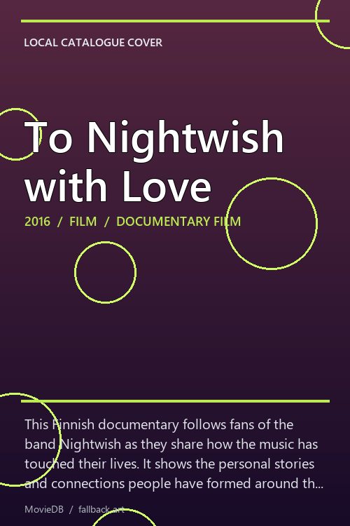 To Nightwish with Love poster
