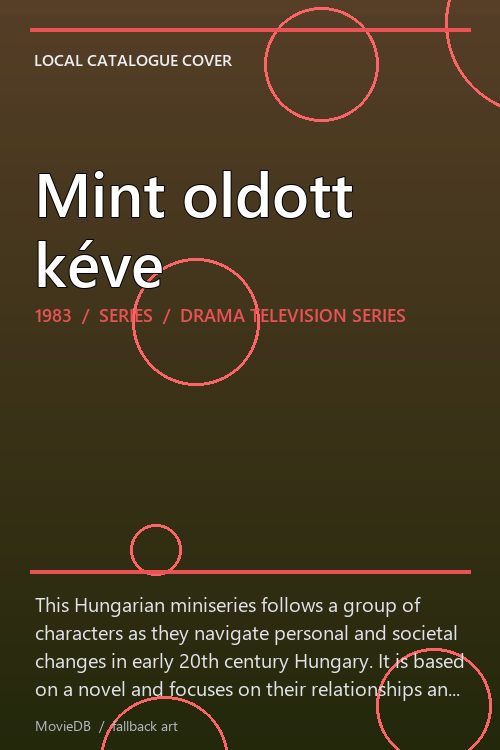 Mint oldott kéve poster