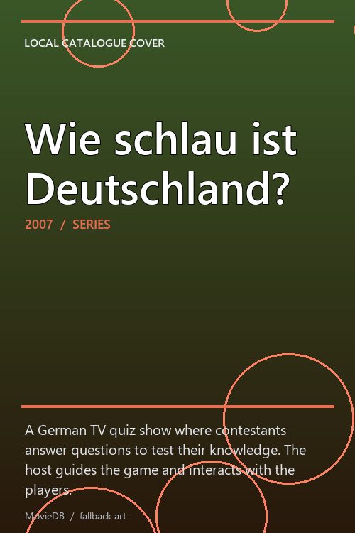 Wie schlau ist Deutschland? poster