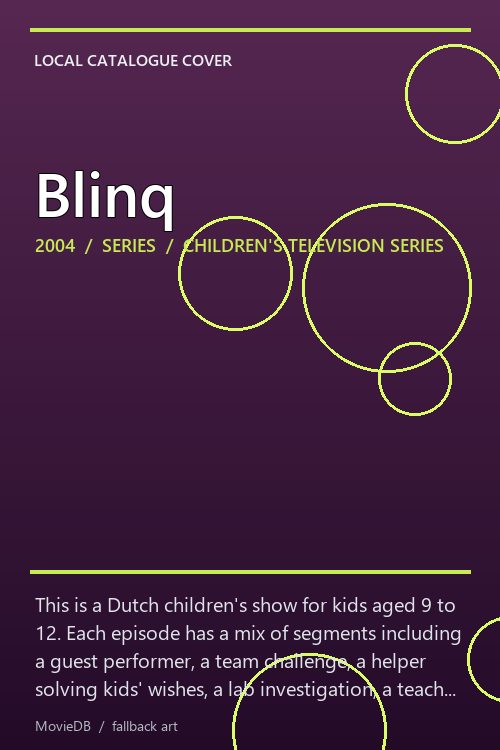 Blinq poster