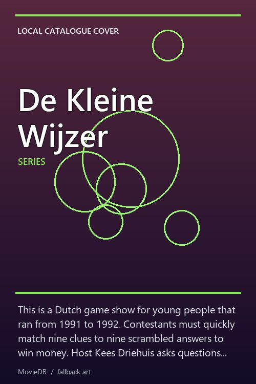 De Kleine Wijzer poster