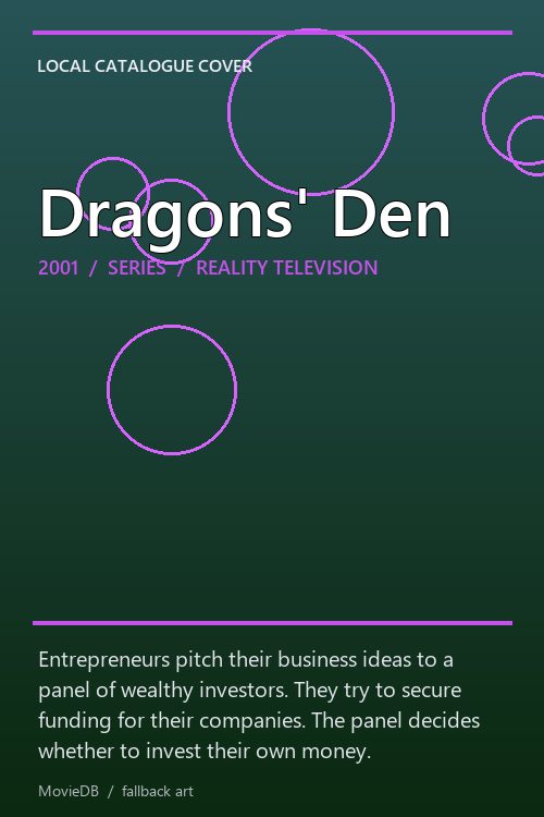 Dragons' Den poster