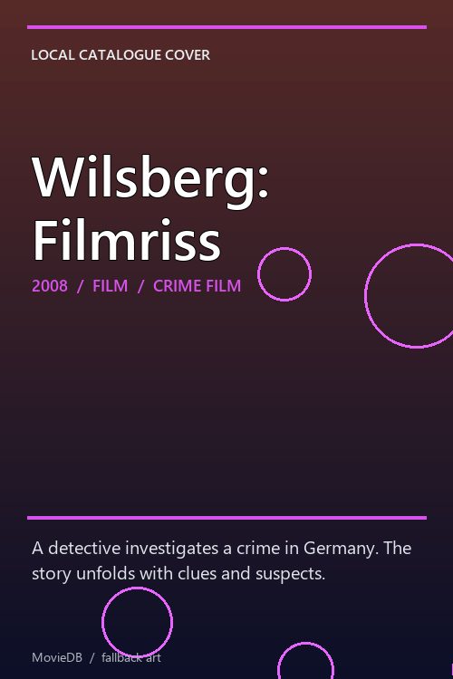 Wilsberg: Filmriss poster