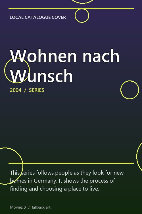Wohnen nach Wunsch poster