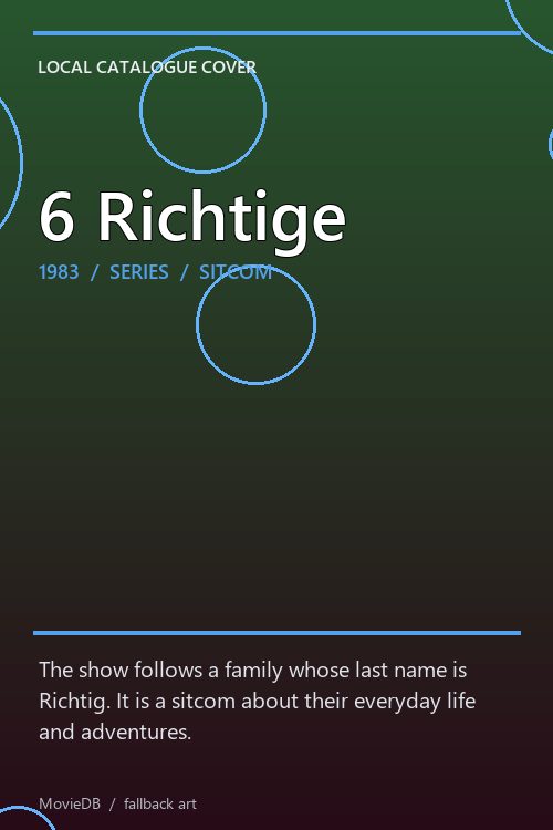 6 Richtige poster