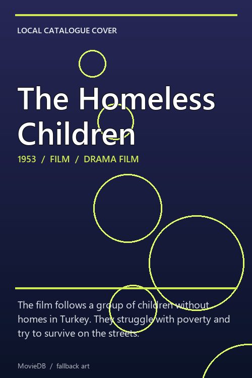 The Homeless Children poster