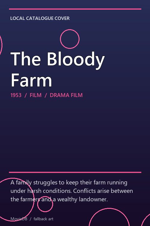 The Bloody Farm poster