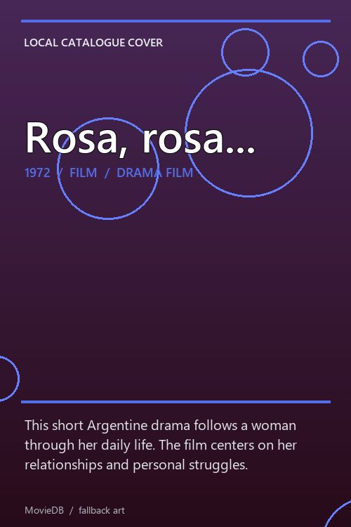 Rosa, rosa... poster