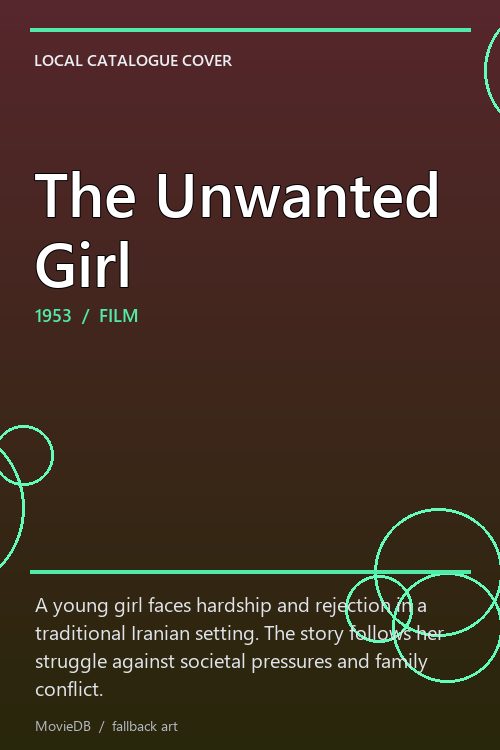 The Unwanted Girl poster