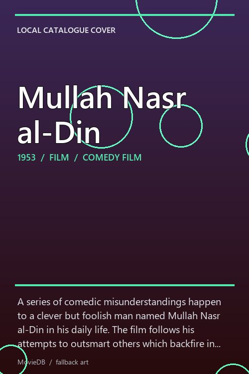 Mullah Nasr al-Din poster