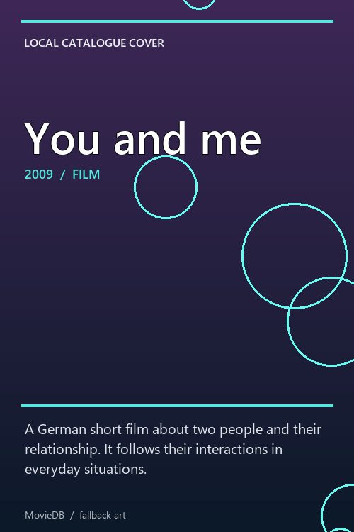 You and me poster