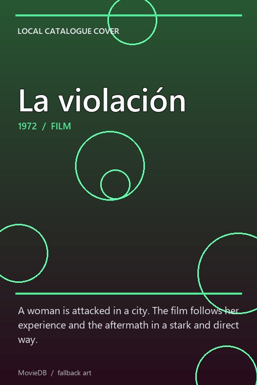 La violación poster