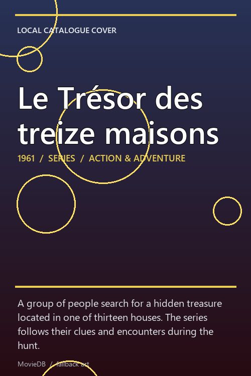 Le Trésor des treize maisons poster