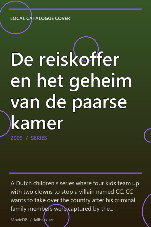 De reiskoffer en het geheim van de paarse kamer poster